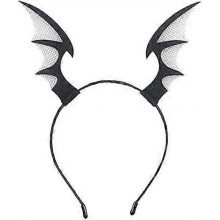 Halloween Bat Wing headdress role play party headdress dress Headband, Black, unisex