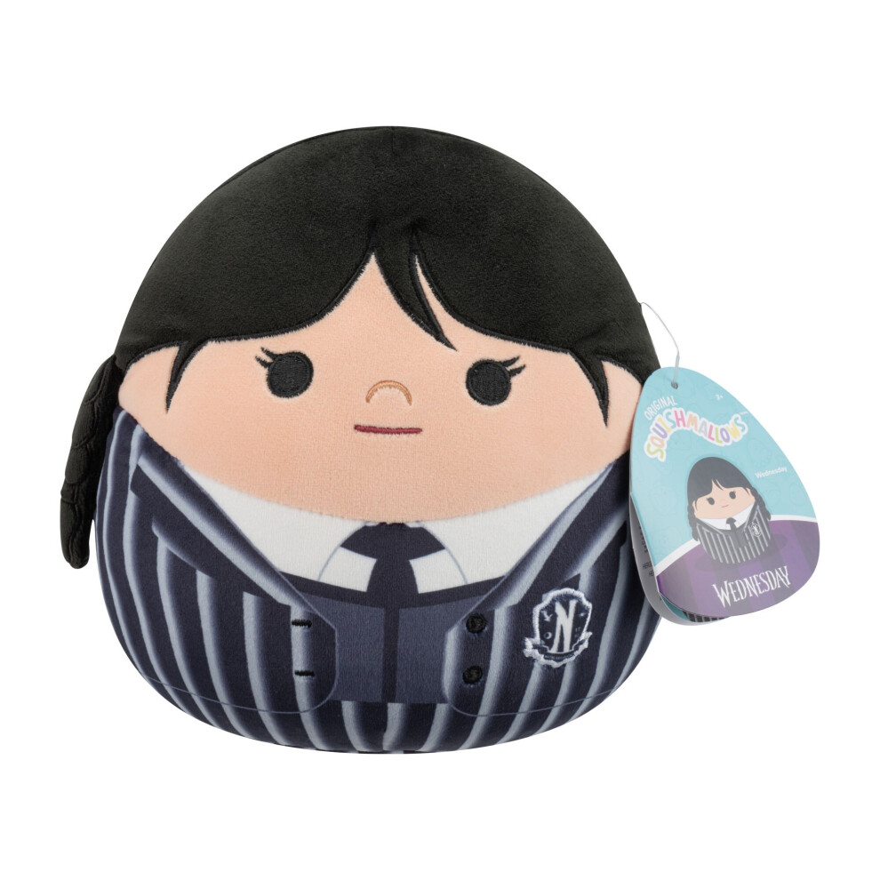 Squishmallows 8" Wednesday Addams In Nevermore School Uniform Plush