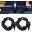 Barbell Clamps Pair for Weight Training, Quick Release Collars, Black, Gym Use 4
