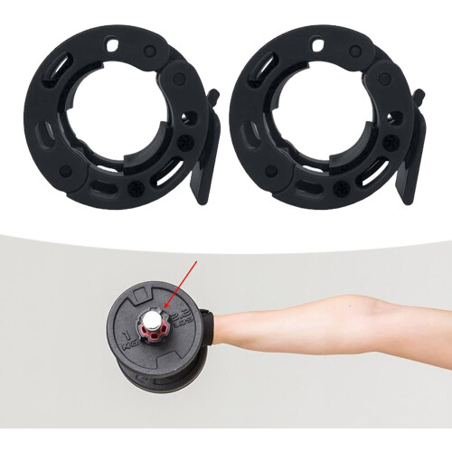 Barbell Clamps Pair for Weight Training, Quick Release Collars, Black, Gym Use 2