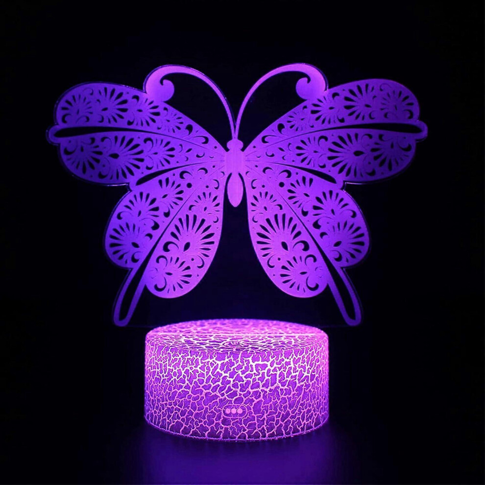 Kikidex (As Show, One Size) 3D Led Night 3D Illusion Lamp Kids Bedside Lamp With 16 Colors Changing Remote Control 3D Night Illusion Lamp Auto Cha Light