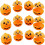12 Pack Halloween Pumpkin Candy Box Mini Snack Container Gift Box Halloween Mini Gift Holder 17