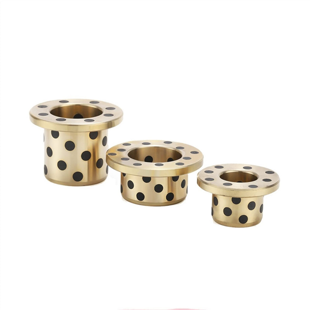 Graphite Brass Bushing Inside Diameter 40-50Mm Flanged Oilless Impregnated Graphite Standard Thrust 50X62x35-90X8 1 Pc 9016109940995