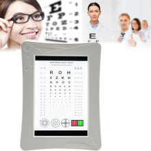 Eye Charts for Eye Exams Far Vision Test Chart LED Light Portable Acuity Chart Vision Tester Two Power Options Schools