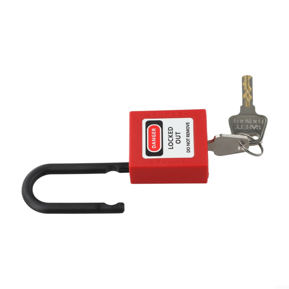 Insulated Lockout Tag Standard Unique Key Design Traceability For Equipment Maintenance Compatible With Lockout Devices 9354506791704