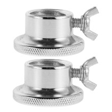 Barbell Weight Clamp Two Piece Metal Slip Clamps Double Lock System Gym Clips Barbell Lock For Weightlifting