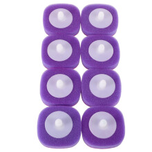 8 pcs purple disposable toilet brush replacement heads for bathroom