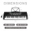 61 Keys Electronic Keyboard Digital Piano Set with Microphone & Stand 6