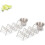 2pc, stackable taco racks with cups, each rack holds 3 hard or soft tortillas 2