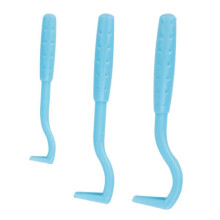 Tick Remover 3-Pack for Dogs and Cats - Plastic Twist Hook Tick Removal Tool, Reusable Pet Accessory, Blue