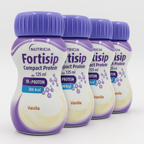 Fortisip Compact Protein Vanilla 125ml Pack of 4