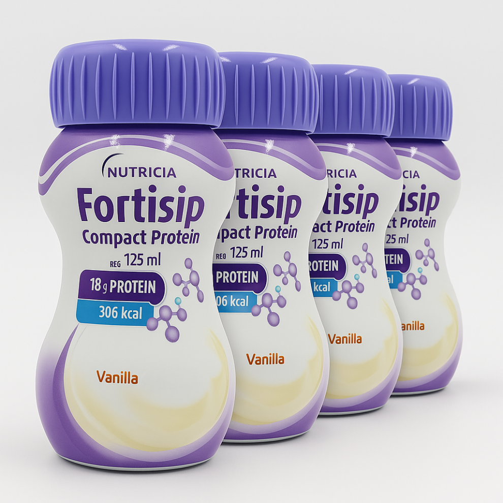 Fortisip Compact Protein Vanilla 125Ml Pack Of 4