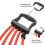 Chest Expander, Exercise Resistance Trainer, Spring Workout Equipment Trainer for Gym, Home 3