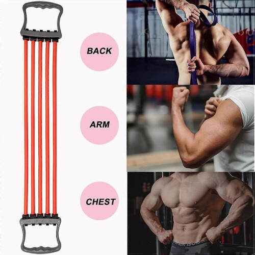 Chest Expander, Exercise Resistance Trainer, Spring Workout Equipment Trainer for Gym, Home 1