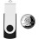 2 Pack 16GB USB Flash Drive USB 2.0 Thumb Drives  Fold Storage Memory Stick Swivel Design - Black 2