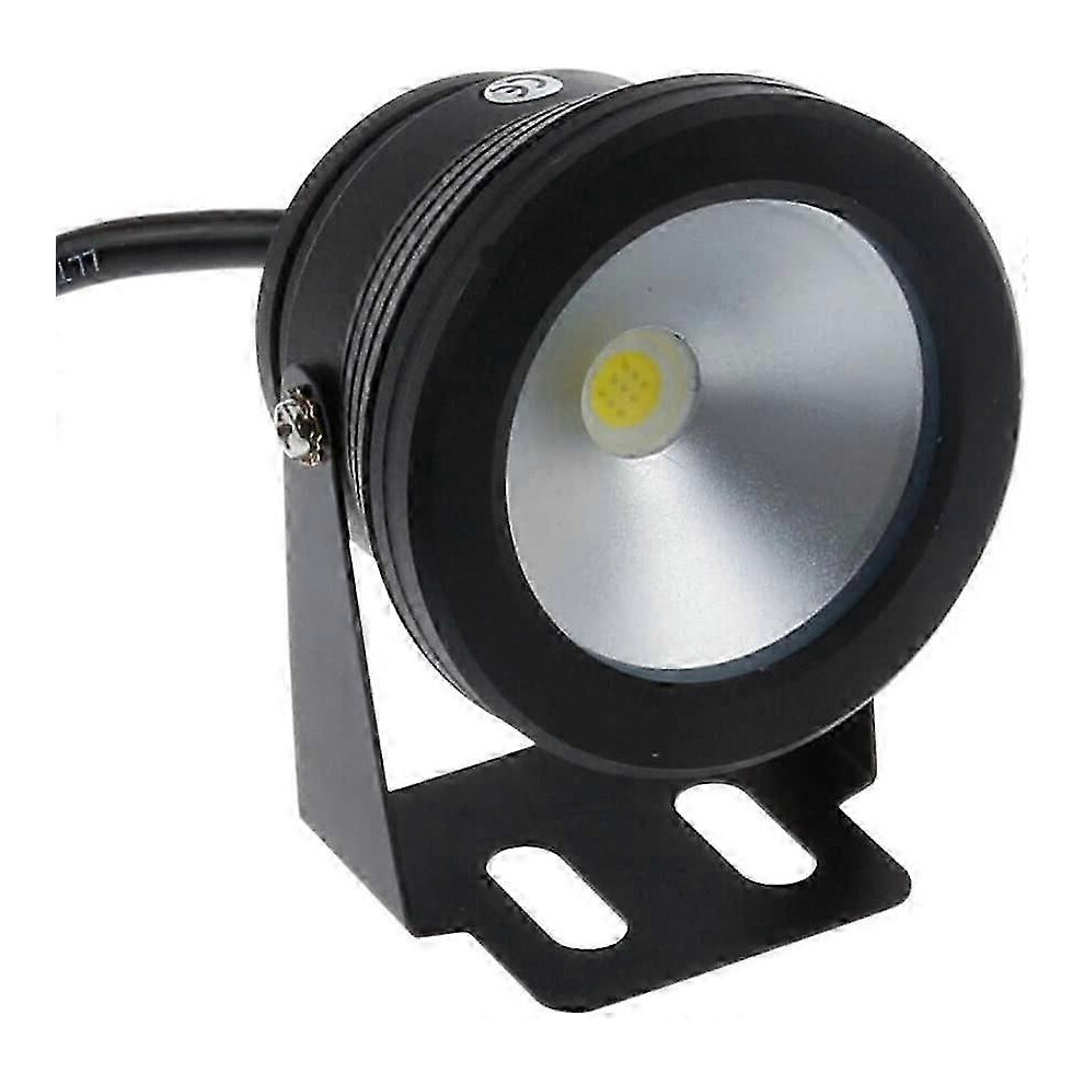 Ip68 Waterproof Underwater Spotlight 10W 12V For Pool And Pond Lighting Cool Black/White