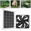 6V 10W Outdoor Solar Power Panel Abluftventilator 9