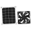 6V 10W Outdoor Solar Power Panel Abluftventilator 7