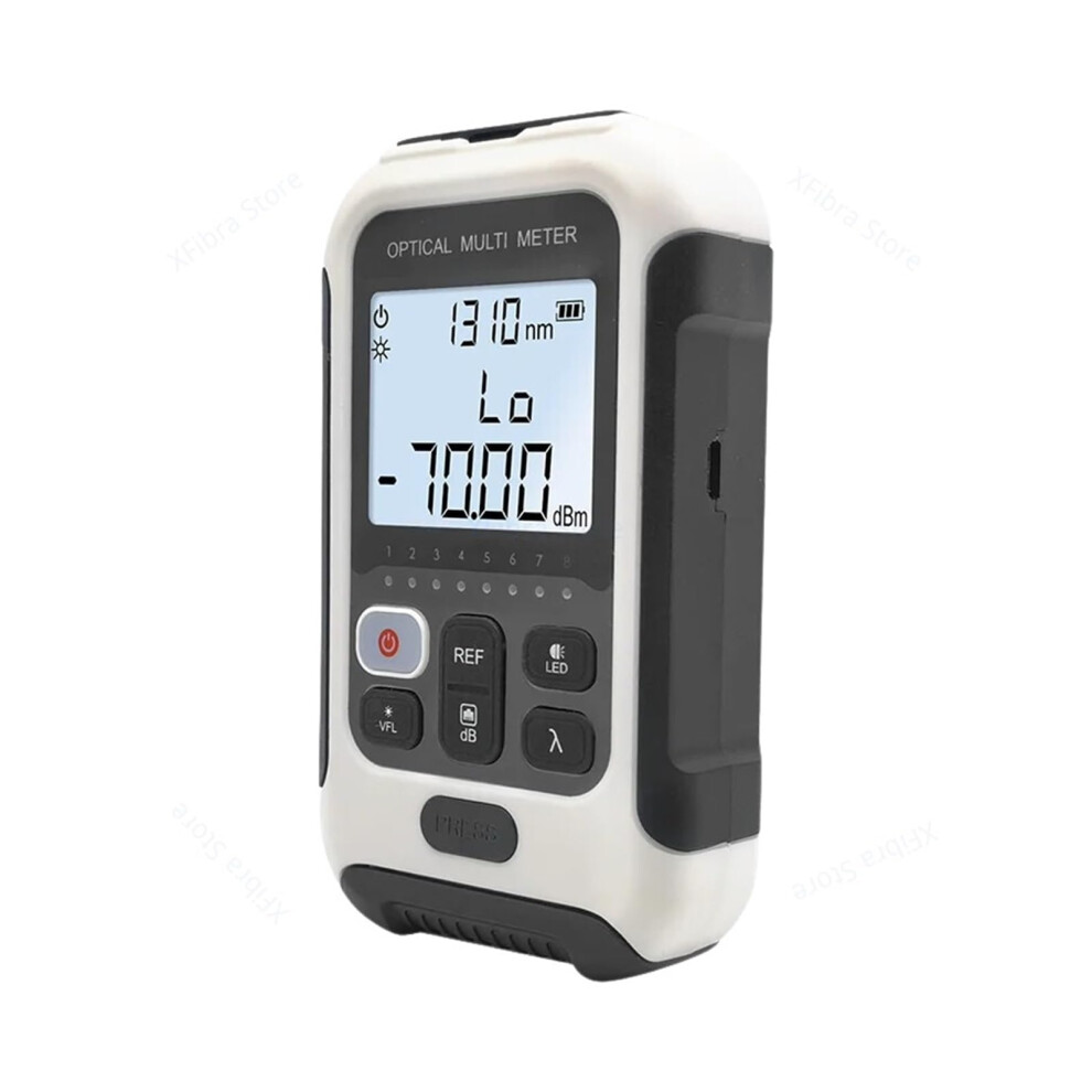 Fiber Optic Tester Optical Power Meter -70 To +10 Dbm / -50 To +26 Dbm, Sc/Fc Connector, Led Lighting, Ftth, Model A 9393856805372
