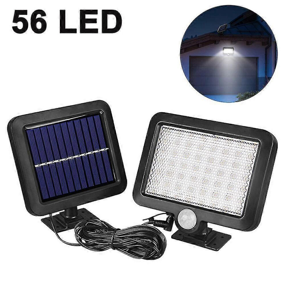 Solar Induction Wall Light, IP65 Waterproof, Adjustable, for Garden, Garage, Driveway, Yard, Patio, Lawn and Balcony