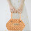 hand held woven flower basket with wicker handle decorative 5