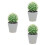 3 pcs artificial cactus bonsai potted plants decoration 7