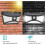 LED Solar Light Outdoor Wall Lamp Motion Sensor Solar Security Light IP65 Wireless Wired Waterproof 2