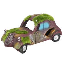 Harz Vintage Beflockung Auto Aquarium Aquarium