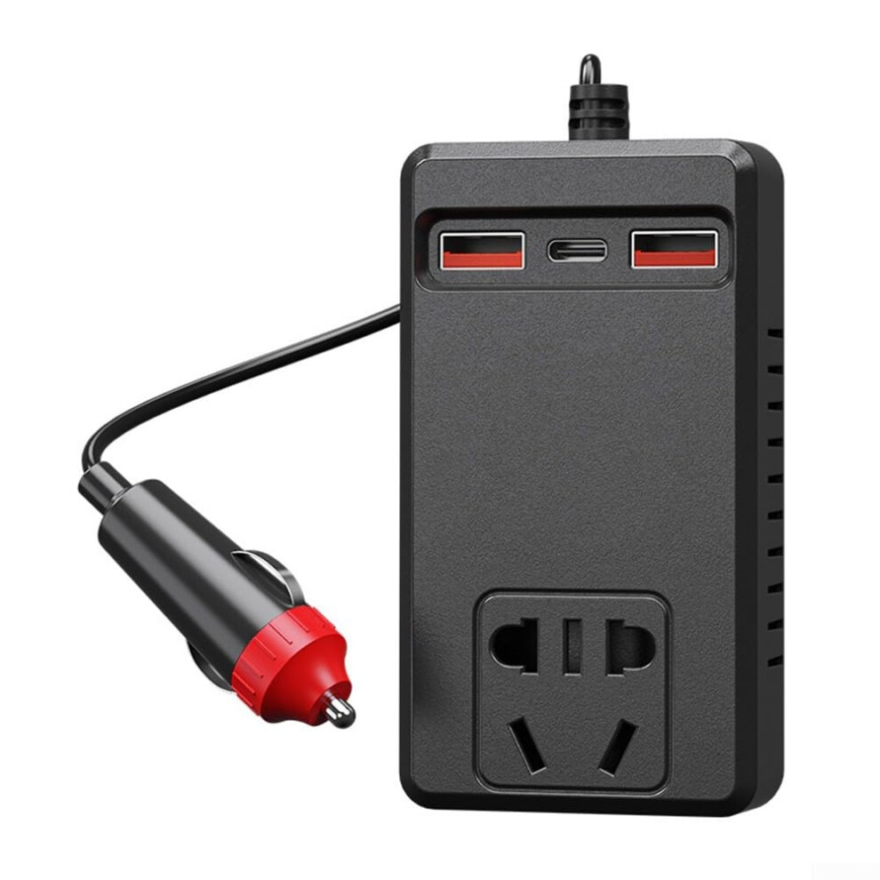 Portable Car Charger Inverter 150W Output Dual Ports For 12V/24V Vehicles 9016109942333