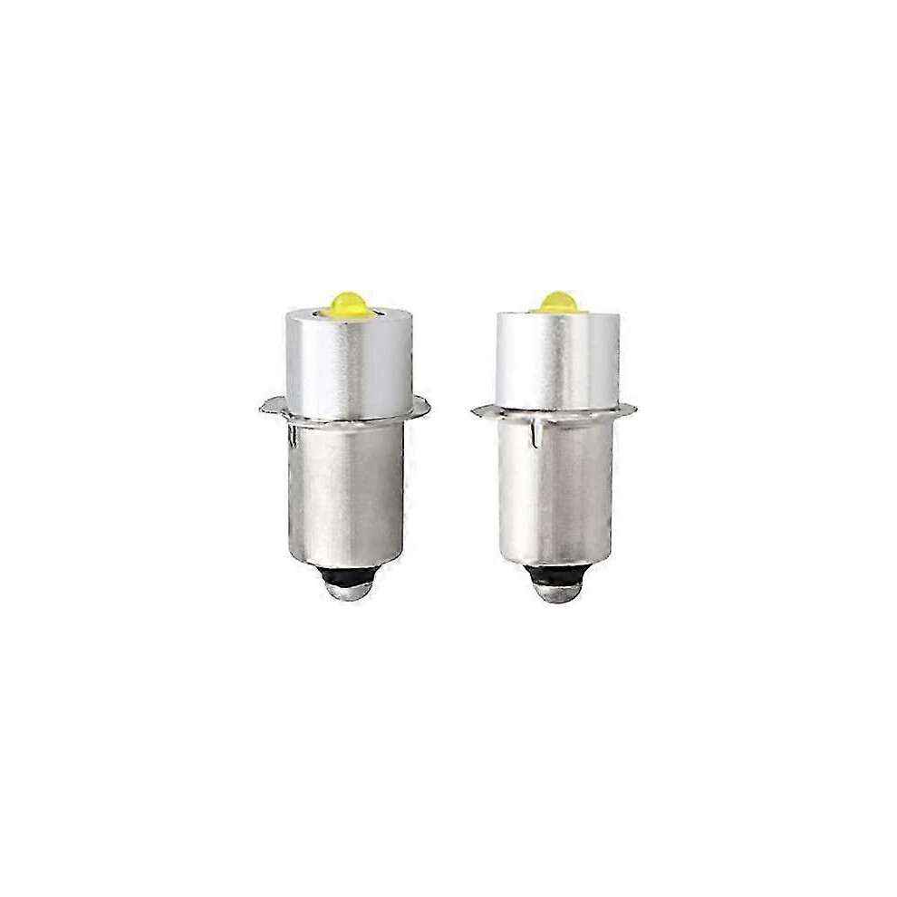 13.5S High Power LED Bulb Replacement Flashlight DC 3V 6V 12V 3W 230lm 2pcs (P13.5s, Warm White)-image-OPC-PKKX9PR-NEW