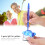 Golfball-Markierungslinien-Vorlage mit Stift – Blau, langlebiger Kunststoff 11