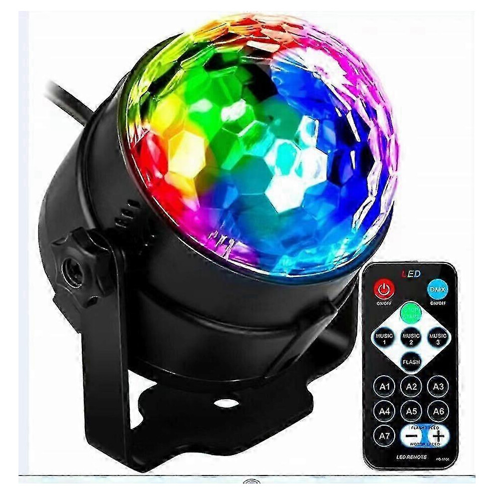 Colorful LED Magic Ball Small Stage Disco Party DJ KTV Bar Rotating Flashing Atmosphere Crystal Lights