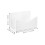 acrylic wall mounted letter holder for office paperwork storage 2