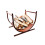 Pre-Rusted Metal Firewood Log Rack 5