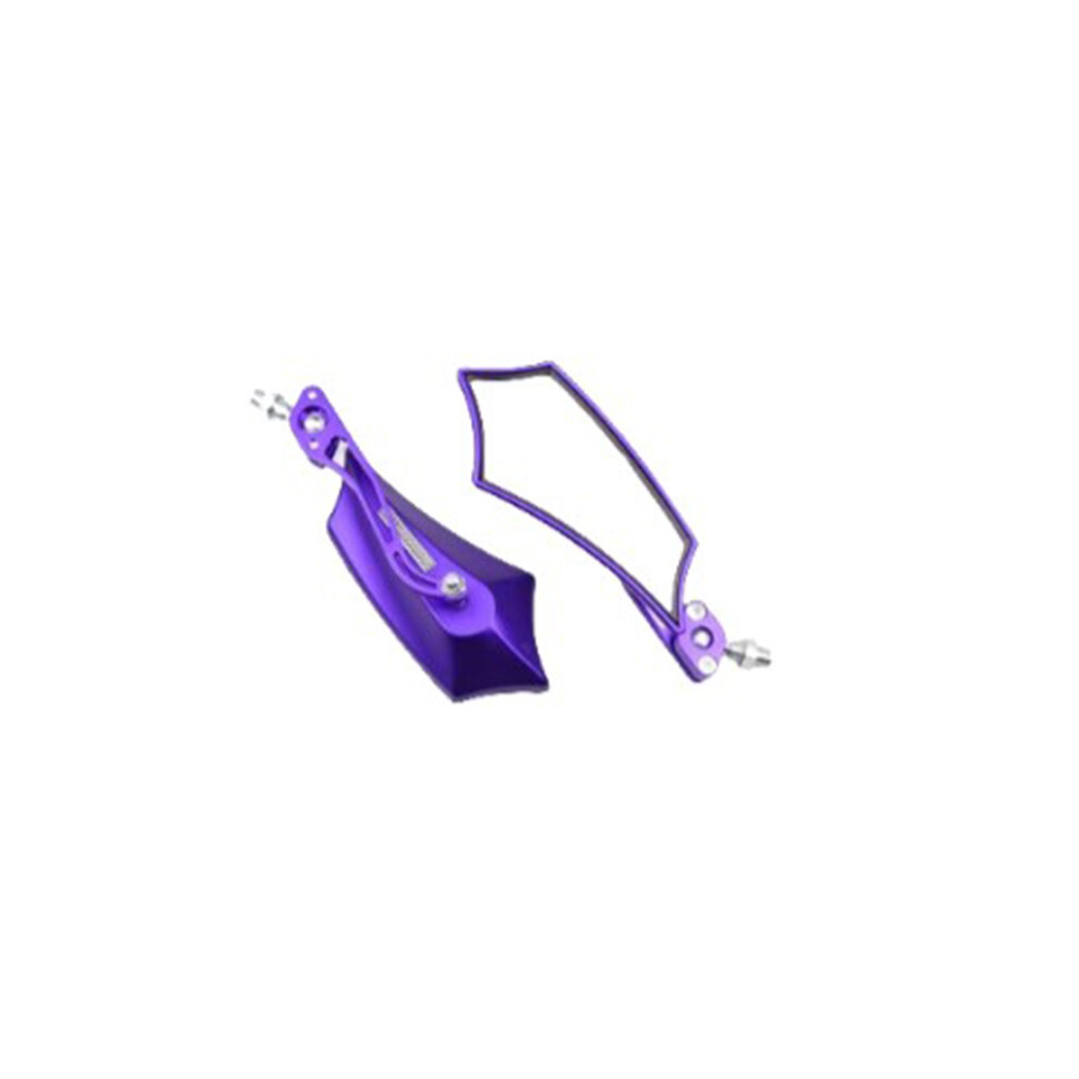 Purple (Purple) Motorcycle Mirrors Motorbike Accessory Rearview Mirror Handlebar