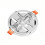 Durability Ceiling Mount For Home Security Cameras Adjustable Mounting Base Movable Spring Buckle Camera Holder 1