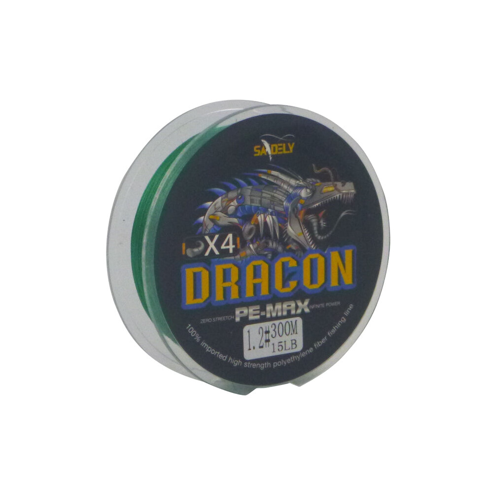 Samdely Dracon X4 Braid Dark Green #0.4 6Lb 300Mtr Fishing Lines & Leaders-image-OPC-PKKXSG6-NEW