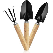 Hand Shovel for Gardening Trowel Garden Tool - 3Pcs Gardening Set of Tools Small Garden Rake Ergonomic Garden Hand Tools