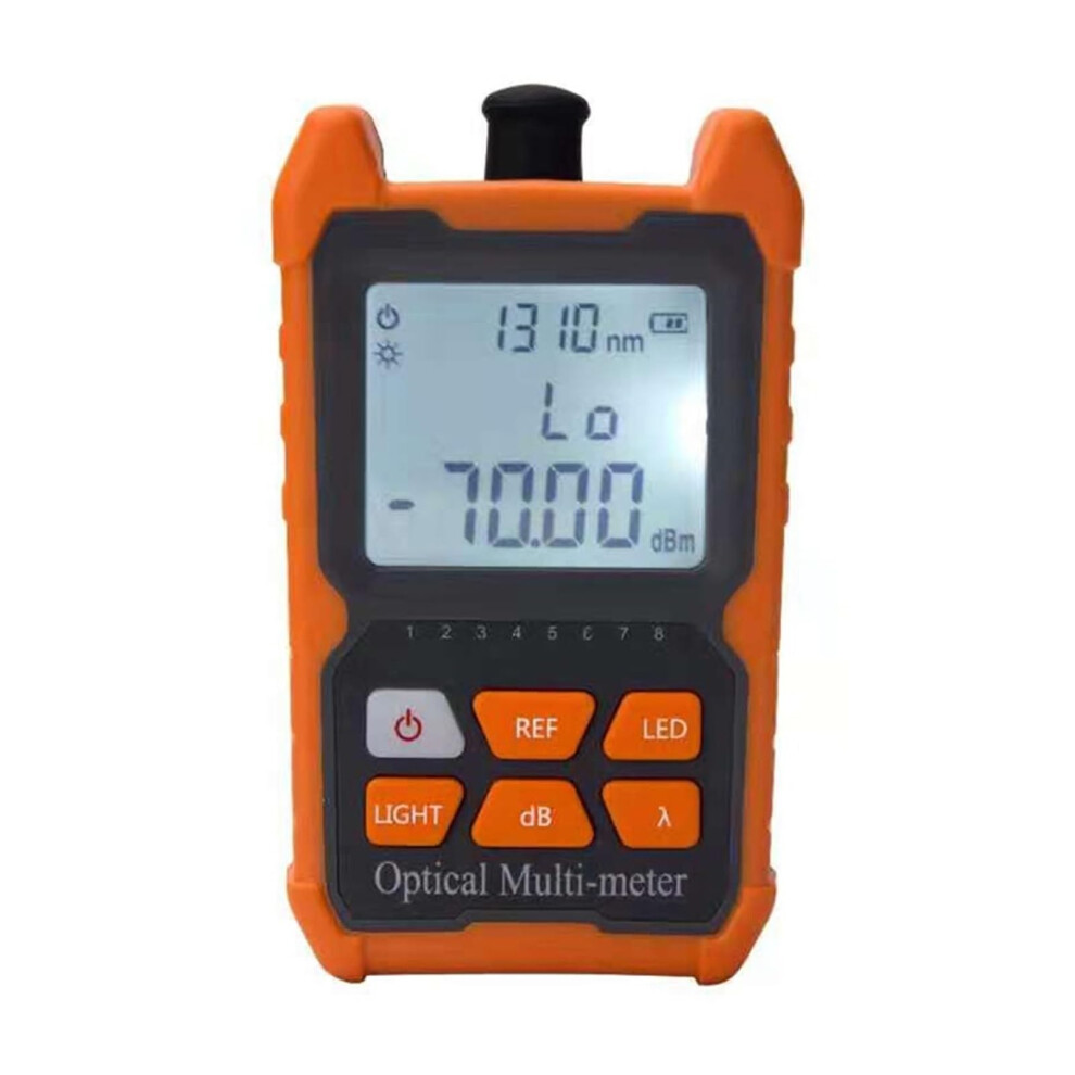 Fiber Optic Tester Mini Optical Power Meter Opm Handheld For Test Fiber Cable Network -70+6 Dbm Or -50+26 Dbm, -50 To 26 9084446983050