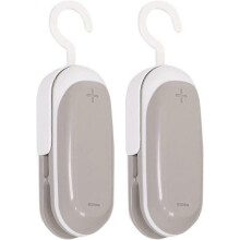 2Pcs Mini Bag Sealer, Portable Heat Vacuum Sealers Plastic Sealer, 2 in 1 Heat Seal and Cutter Mini Food Sealer