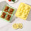 (Orange, one-size) 1 Count Silicone Bear Shaped Ice Cub Mold, Multi-grid Reusable Ice Cube Maker Box, Kitchen Gadget 5