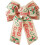 Burlap Christmas Bow Ribbon Christmas Tree Topper Decorations 1