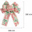 Burlap Christmas Bow Ribbon Christmas Tree Topper Decorations 4