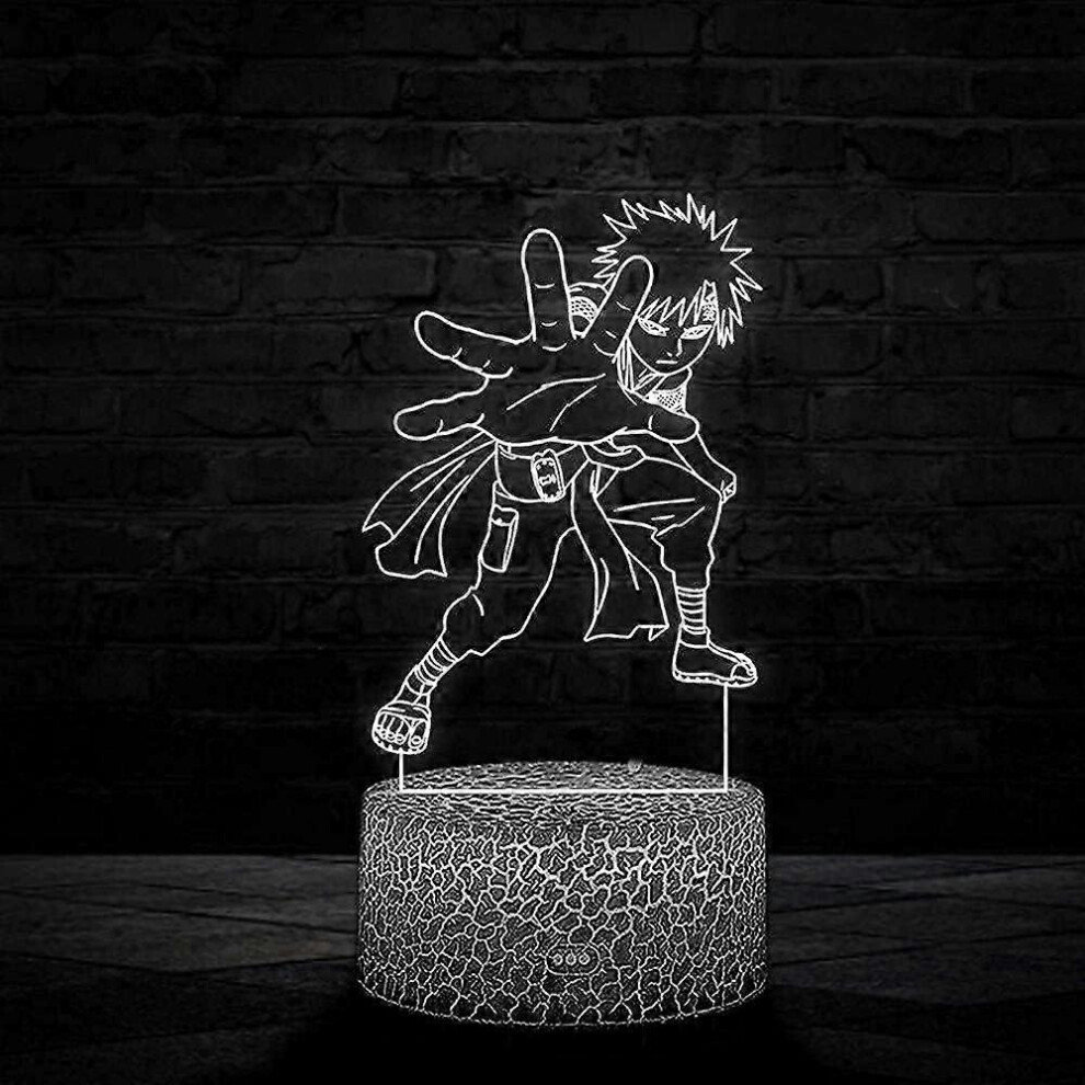 Kikidex (As Show, One Size) Xyc Japanese Anime Figure Itachi Uchiha Kakashi Jiraiya Lamps 3D Optical Illusion Night Lamp Gift For Led Christmas Birthday Light