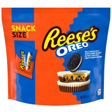 Reese's Oreo Milk Chocolate & White Creme Peanut Butter Cups Snack Size (249g)
