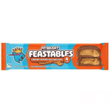 MrBeast Feastables Creamy Peanut Butter 4 Cups (80g)