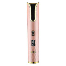 Hair Curlers for Long Hair - Cordless Automatic Hair Curler, Curling Wand with LCD Display, Adjustable Temperature Timer