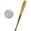 Standard Unmarked Elastic Solid Baseball PU Leather-White 7.5cm 4