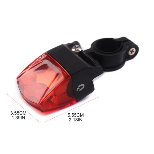 Magnetic Induction Power Generation Bicycle Taillight MTB Road 1