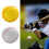 Relieve Stress Soft Solid Baseball Indoor Outdoor-White 7cm 2